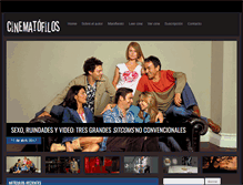 Tablet Screenshot of cinematofilos.com.ar